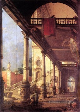 Perspective Canaletto Peinture à l'huile